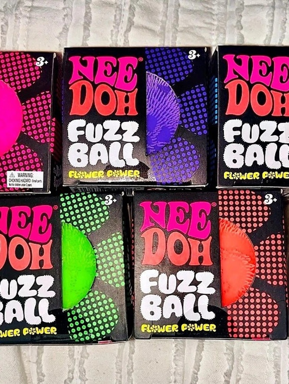 Nee Doh Fuzz Ball 5-Pack NWT
